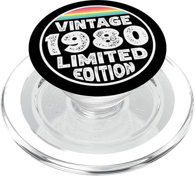 Limited Special Edition Vintage Since Born in 1980 PopSockets PopWallet for MagSafe