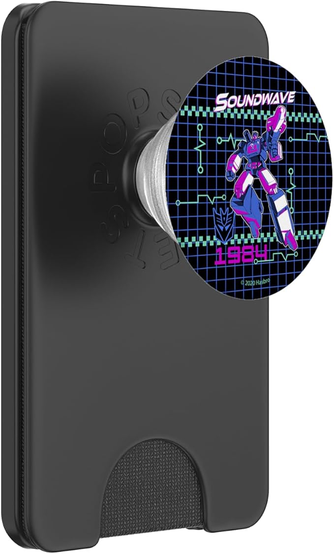 Transformers Soundwave 1984 Grid PopSockets Adhesive PopGrip