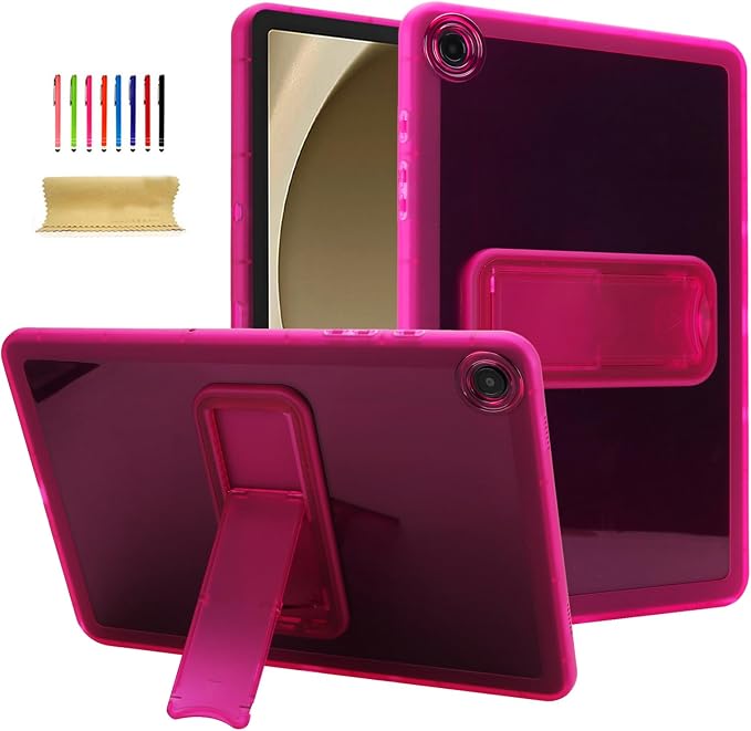 Dteck Case for Samsung Galaxy Tab A 8.0 (2015) Tablet SM-T350/355/357 Case 8 Inch PU Leather Lightweight Folio Case with Card Slots/Stand Features Cute Cartoon Protective Cover Purple Butterfly