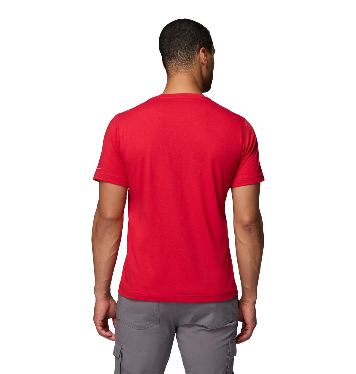Columbia Mens Thistletown Hills Short Sleeve T-Shirt, Mountain Red, X-Small