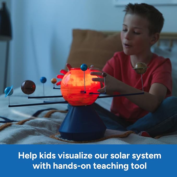 Educational Insights GeoSafari Orbiting Solar System & Projector - Space Toys & STEM Learning for Kids, Model Planet Kit, Science Classroom Decor, Astronomy Sets and Gifts for Boys & Girls Ages 5+