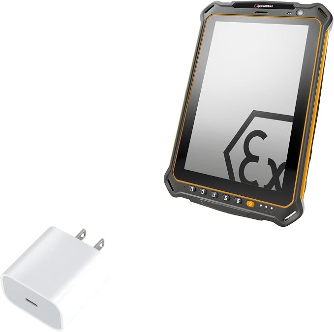 BoxWave Charger Compatible with i.Safe Mobile IS930.2 - PD GAN miniCube (30W) 30W Tiny PD GAN Type-C Wall Charger - Winter White