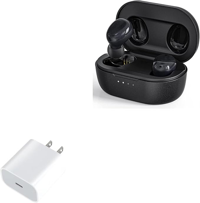 BoxWave Charger Compatible with FiiO FW1 - PD GAN miniCube (30W) 30W Tiny PD GAN Type-C Wall Charger - Winter White