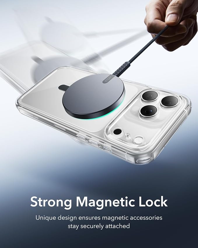 ESR for MagSafe Sticker MagSafe Ring for iPhone 17 Samsung Galaxy | 4 Pack Metal Ring Universal Magnetic Wireless Charger Conversion Kit for Google Pixel 10 Magsafe Accessories Black &amp White