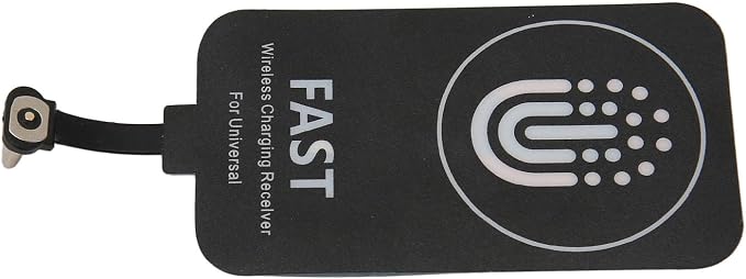 Sonew Ultra Thin Wireless Charger Receiver 10W with Magnetic Cable for Type C Smartphones - Compatible with A51 A20E 2