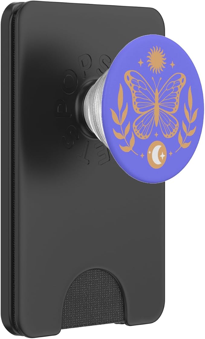 PopSockets Celestial Phone Grip - Twilight Butterfly PopSockets PopWallet for MagSafe