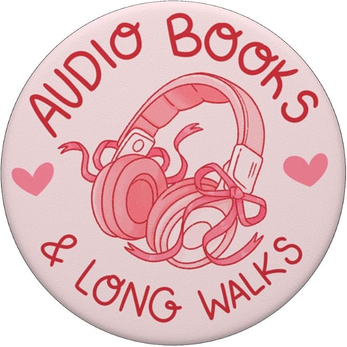 PopSockets Phone Grip &amp Stand - Audiobooks &amp Long Walks PopSockets PopGrip for MagSafe