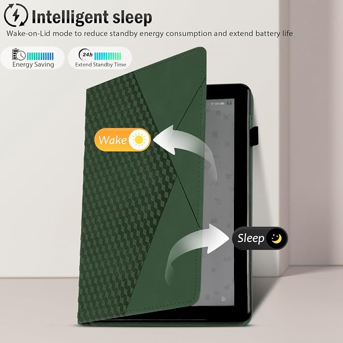Case for FM 11 (13th Gen 2023) Multi-Angle Stand with Flexible Fixation Auto Wake/Sleep TPU Material (Brown)