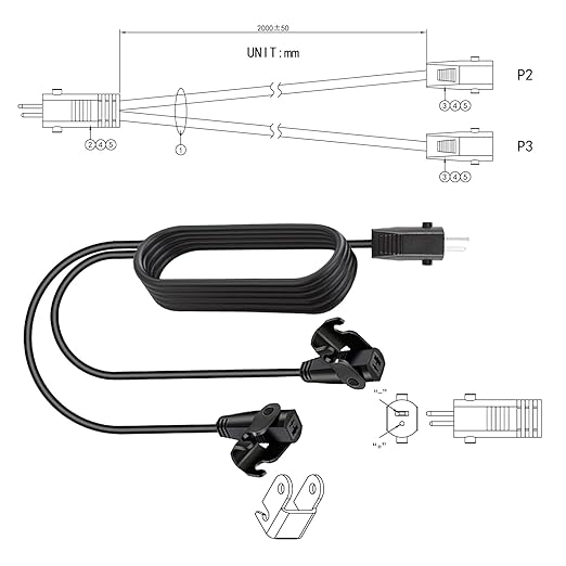 Universal Recliner Power Supply - AC/DC Switching Adapter, 2-Pin 29V 2A Compatible for Sofa or Lift Chair