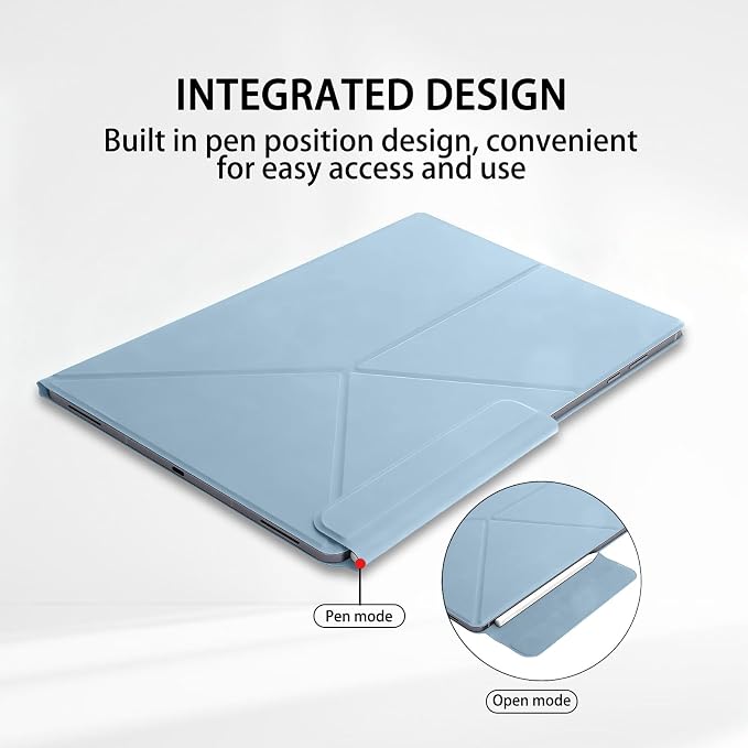 OATSBASF for Galaxy Tab S11 Ultra Case (2025) Magnetic Book Cover | Slim Minimalist Style Foldable Stand Support Auto Wake/Sleep 14.6 inch Tablet Case