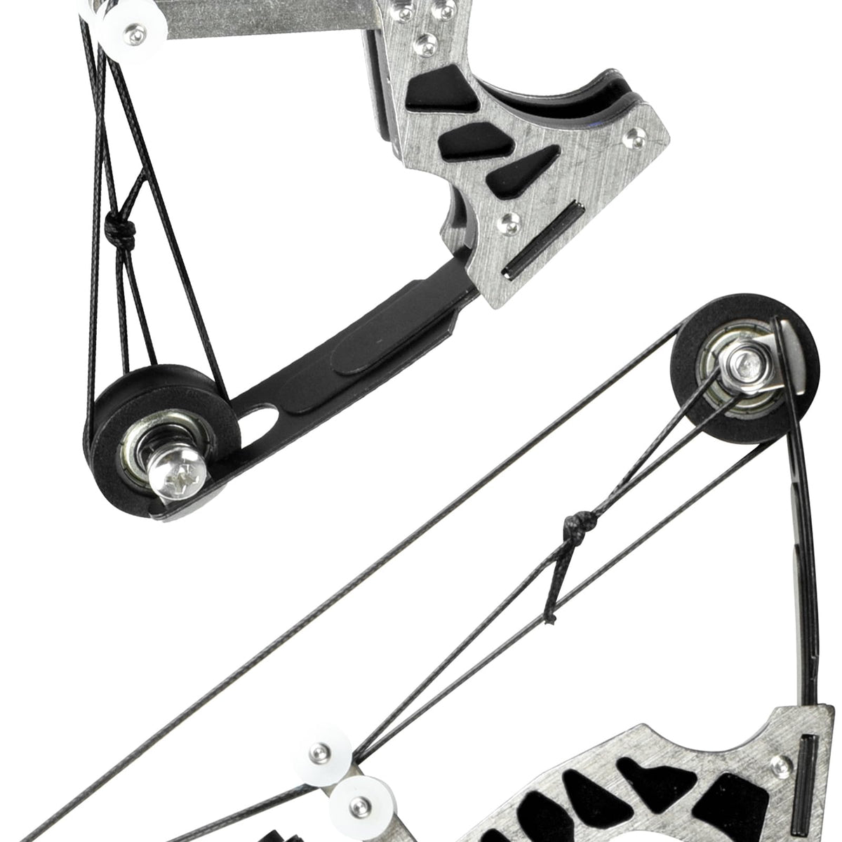 Archery Bow Set Laser Compound Bow Stainless Steel Training Bow Outdoor Sports Hunting Cool Stuff Professional Competition （Black）