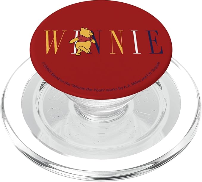 Disney Winnie The Pooh Winnie Text PopSockets Adhesive PopGrip