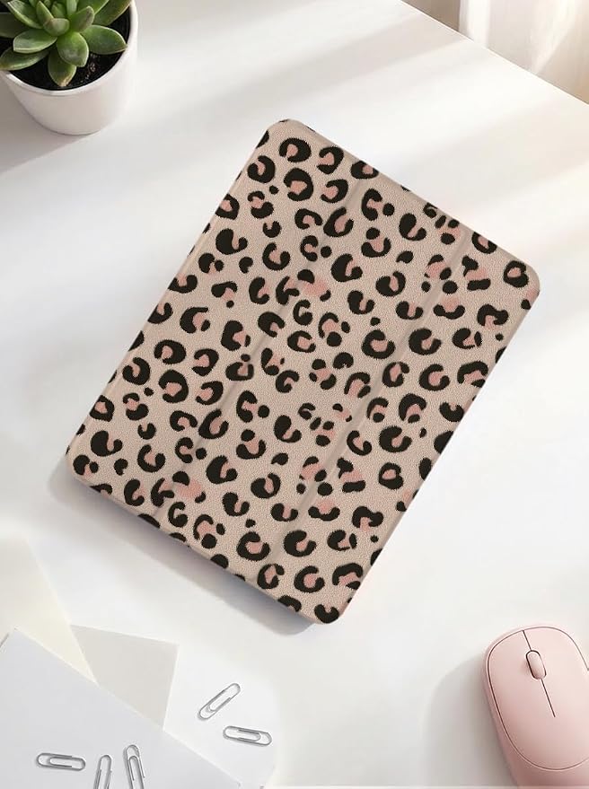 Case for iPad 9th/ 8th/ 7th Generation Case 10.2&amp10.5 Inch (2021/2020/2019 Release) Slim Lightweight Soft Trifold Back Cover with Pencil Holder &amp Auto Sleep/Wake CoverBeige Checkered