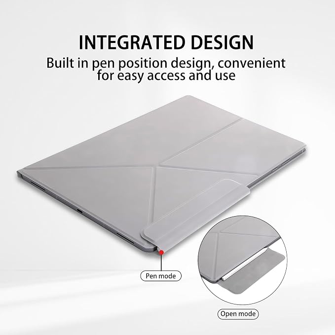 OATSBASF for Galaxy Tab S11 Ultra Case (2025) Magnetic Book Cover | Slim Minimalist Style Foldable Stand Support Auto Wake/Sleep 14.6 inch Tablet Case