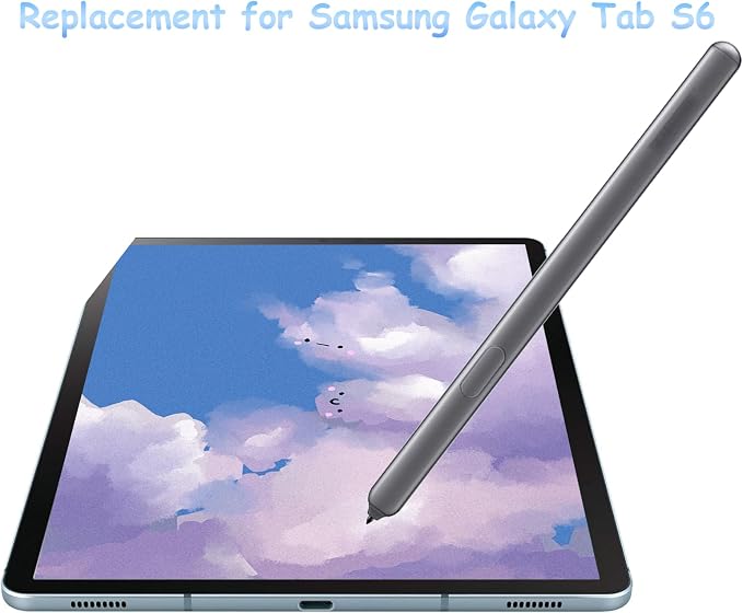 Galaxy Tab S6 Stylus Pen Replacement for Samsung Galaxy Tab S6Tab S6 Pen Replacement for Galaxy S6 Stylus Touch S Pen with Nibs +Card Needle(Cloud Blue)