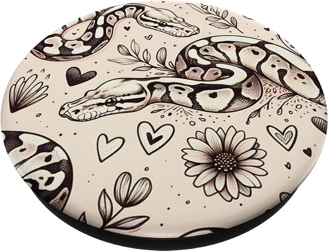 Snake Pattern Ball Python PopSockets PopGrip for MagSafe