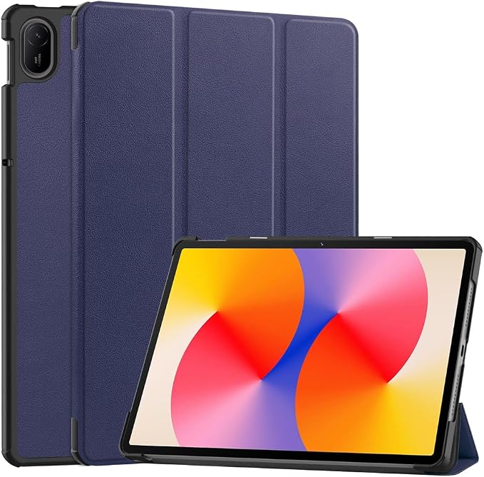Kepuch Custer Case Compatible for Huawei MatePad SE 11 2024Ultra-Thin PU-Leather Hard Shell Cover - Black