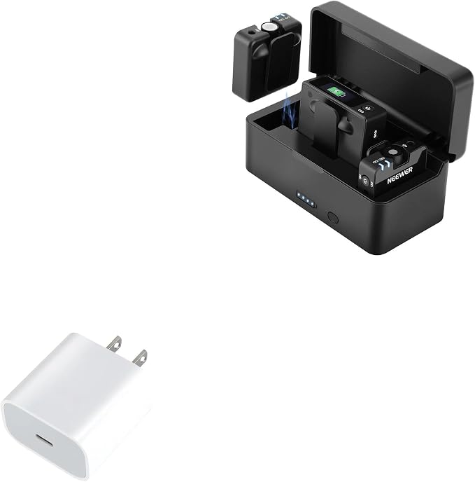 BoxWave Charger Compatible with Neewer CM22 - PD GAN miniCube (30W) 30W Tiny PD GAN Type-C Wall Charger - Winter White