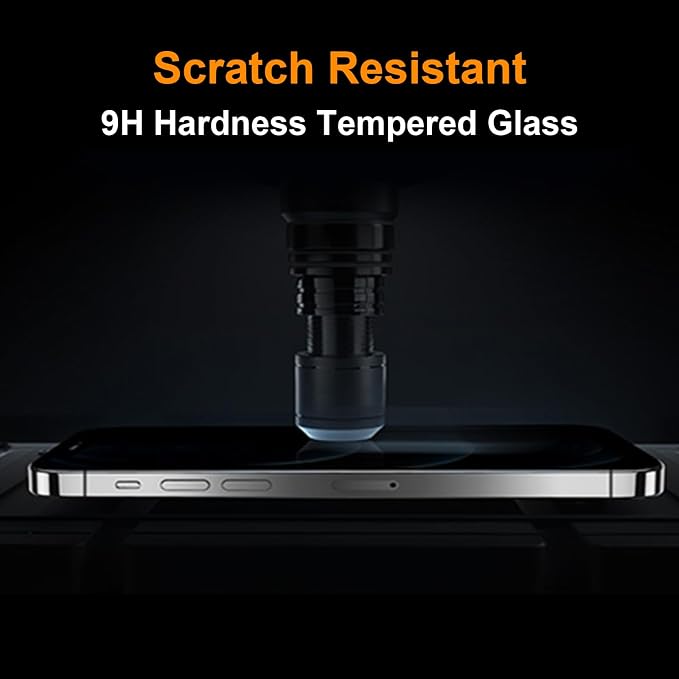 OneFish Screen Protector for iphone 13 Pro Max/14 Plus 9H Hardness HD Clarity Tempered Glass Film with Auto Dust-Elimination Bubble Free Easy Installation2Pack
