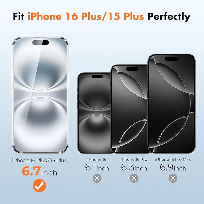 UNBREAKcable 3-Pack Screen Protector for iPhone 15 Double Shatterproof Tempered Glass [Easy Installation Frame] [99.99% HD Clear] [9H Hardness] [Full Coverage] [Case Friendly] for Apple 15 6.1 inch