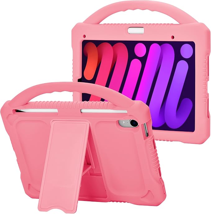 Kids Case for iPad mini 6 2021/Mini 7 2024(A17 Pro)Shockproof Child Protective Cover for Mini 6th/7th Generation Case 8.3 inch (Multicolor)