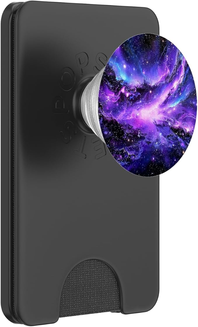 Universe Star Cluster Purple Nebula Space Galaxy PopSockets PopGrip for MagSafe