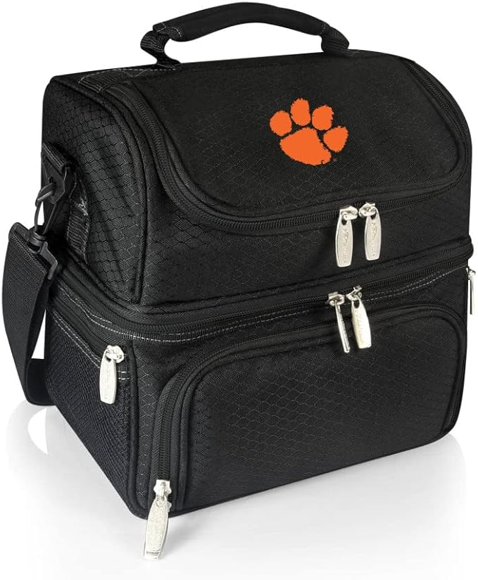 PICNIC TIME NCAA Nebraska Cornhuskers Pranzo Lunch Bag - Insulated Lunch Box with Picnic Set - Lunch Cooler Bag