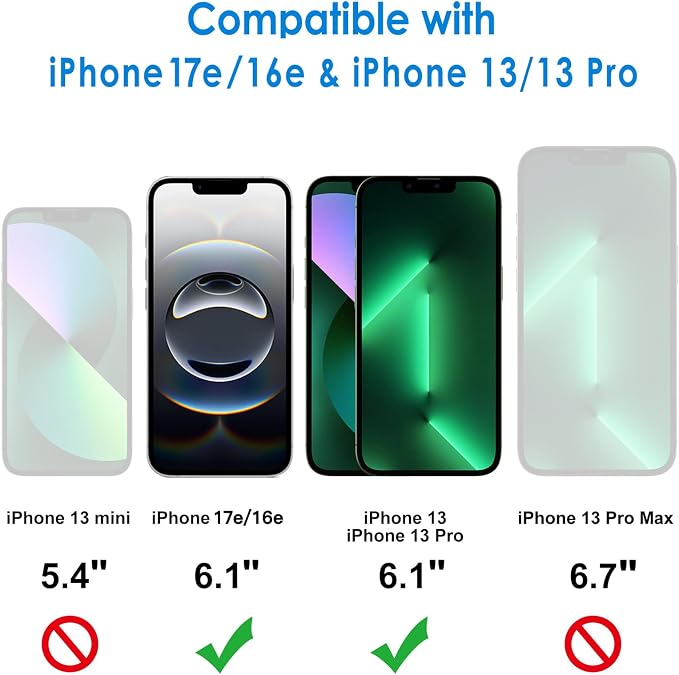 JETech One Touch Install Screen Protector for iPhone 11/XR 6.1-Inch Full Coverage Tempered Glass Film Auto Alignment Tool Kit HD Clear 2-Pack