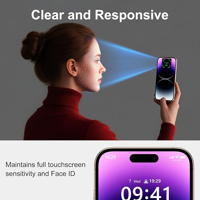 BossKiss for iPhone 11/iPhone XR Screen Protector TOP 9H Hardness Military Grade Shatterproof HD Tempered Glass Full Coverage Anti-Scratch Easy Installation Case Friendly 2 Pack