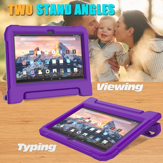 DJ&ampRPPQ Kids CaseEVA Strong Anti Drop is Suitable for 10 inch Tablet. Not Compatible with Ipad 10in Tablet Black