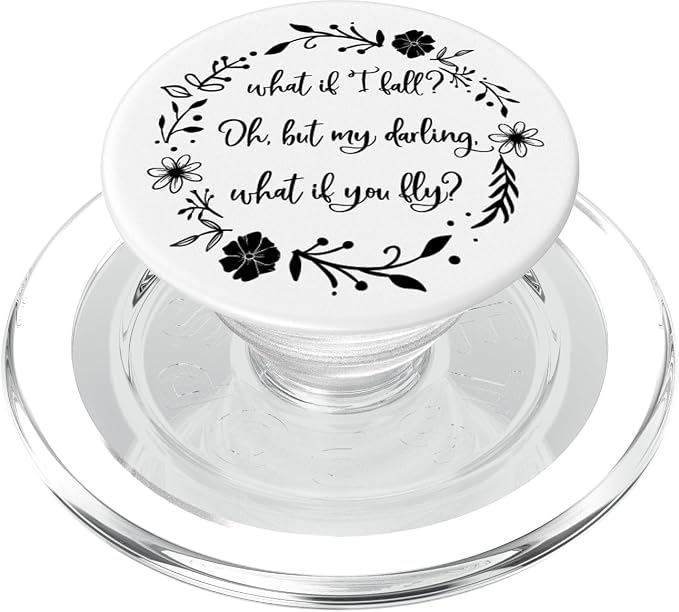 What if You Fly Positive Inspirational Message Women Girls PopSockets Adhesive PopGrip