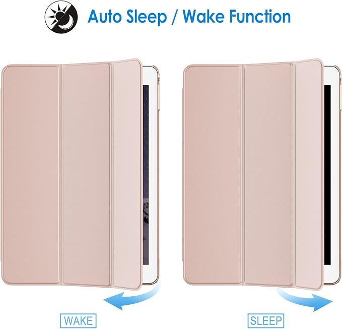 JETech Case for iPad Air 2 (2nd Generation) Smart Cover Auto Wake/Sleep (Blue)