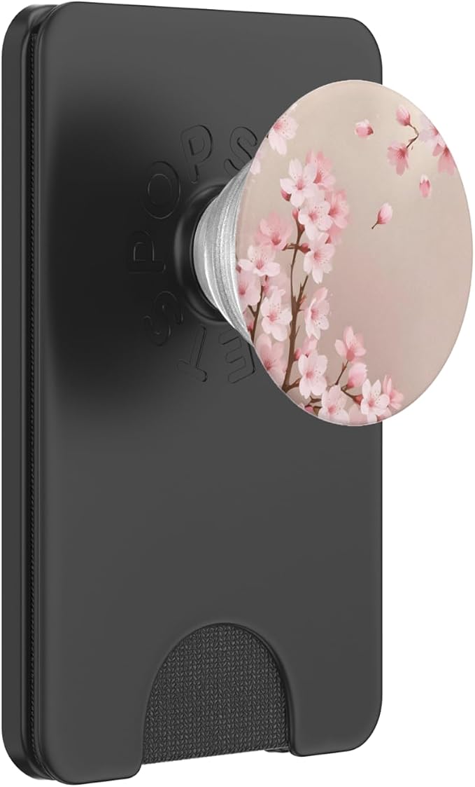 Sakura Pink Cherry Blossom Flowers PopSockets Adhesive PopGrip