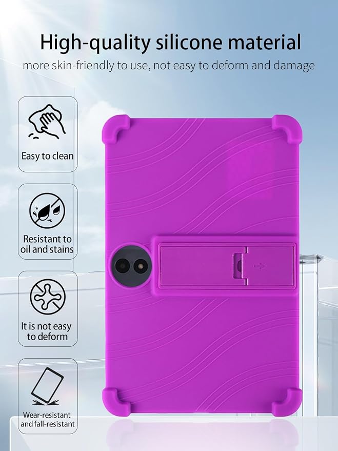 for TCL NXTPAPER 11 Plus Android 15 Gaming Tablet11.5 2.5K Ultra Clear Display Tablet Model CaseSoft Silicone Adjustable Stand Cover Lightweight Kids FriendlyBlack.