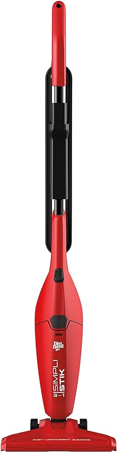 Dirt Devil SD20000RED Simpli-Stik Lightweight Corded Bagless Stick Vacuum, Red