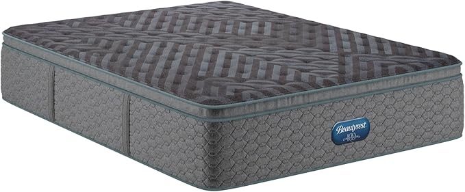 Beautyrest Days End Plush Pillow Top 14.75" Mattress - Cal King - Cooling Tech, Supportive Durable Pocketed Coils, Pressure Relief, Motion Separation; 100 Night Sleep Trial and 10 Year Warranty