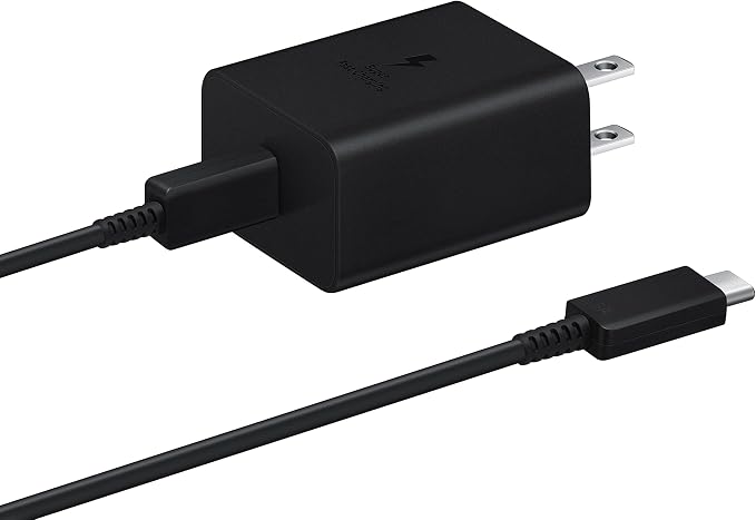 SAMSUNG 45W Power Adapter (w/Cable C-to-C)USBBlack