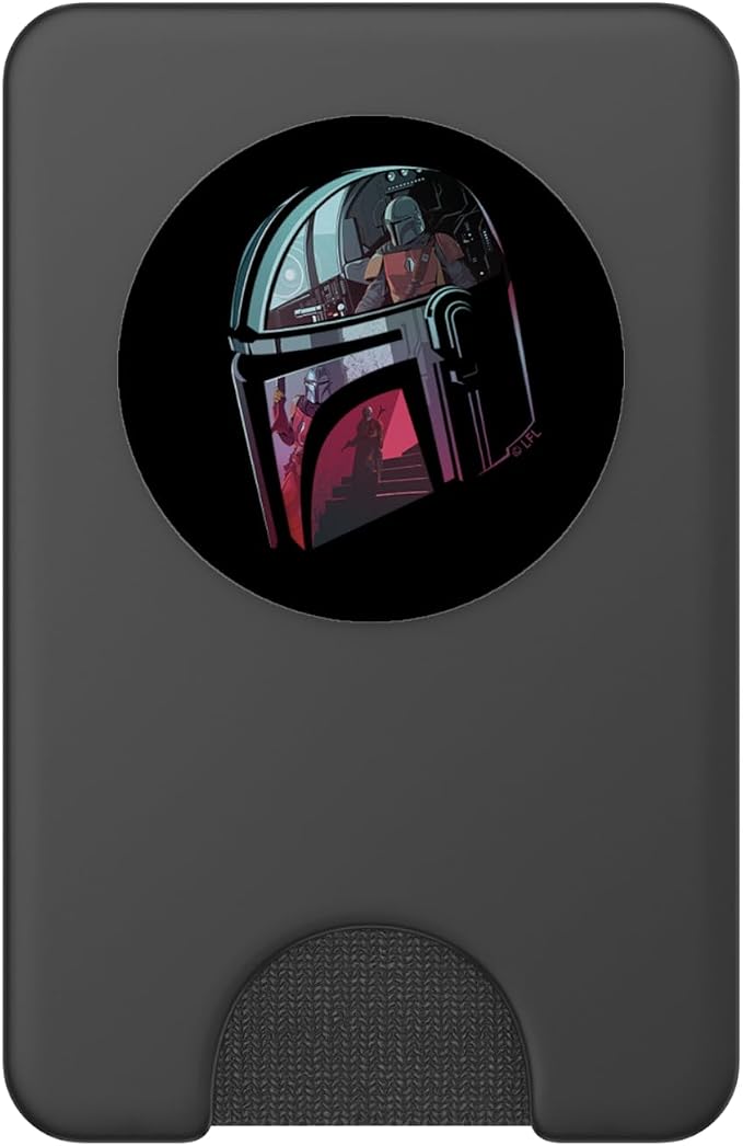 Star Wars The Mandalorian Helmet Reflection PopSockets Adhesive PopGrip
