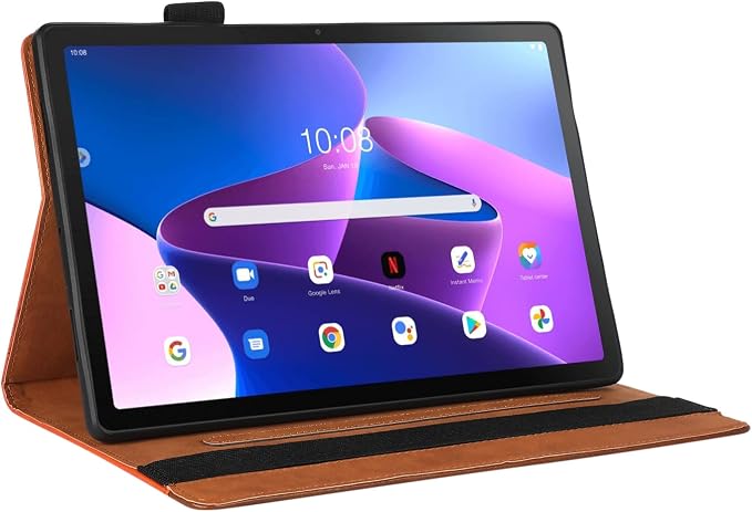 Case for Lenovo Tab M10 Plus (2020 2nd Gen) TB-X606F / TB-X606X 10.3 Multi-Angle Cover Built in Pocket PU Leather Stand Case with Multi-Angle Stand Card Holder for Lenovo M10 Plus 10.3 inch
