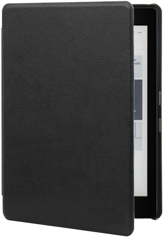 Kepuch Custer Case for kobo Aura Edition 2 2016Ultra-Thin PU-Leather Hard Shell Cover for kobo Aura Edition 2 2016 - Black