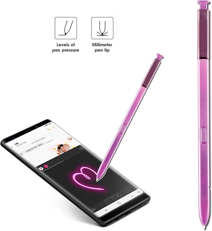 Note 9 S Pen Replacement Pen for Samsung Galaxy Note 9 Stylus(Black) | WithBluetoothGalaxy Note 9 S PenNote 9 Stylus PenNote 9 PenGalaxy Note 9 SPen4096 Levels Pressure