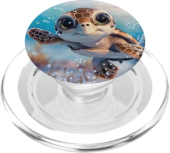 Baby Sea Turtle PopSockets PopGrip for MagSafe