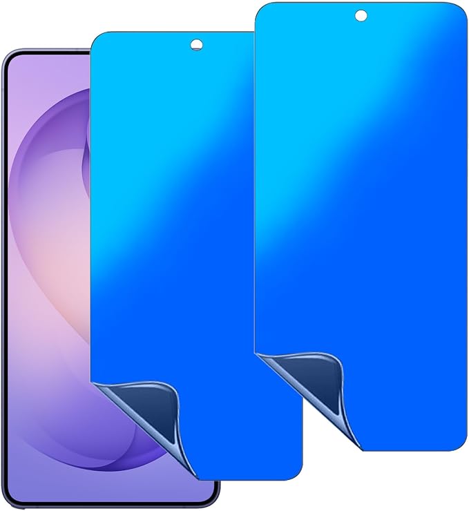 2 Pack for Samsung Galaxy S26 Plus / S25 Edge Matte Privacy Screen Protector Anti spy Anti Glare Anti blue Light Film Gradient Blue 6.7 inch