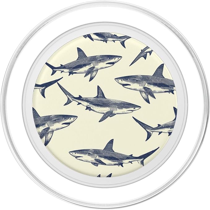 shark pattern PopSockets Standard PopGrip