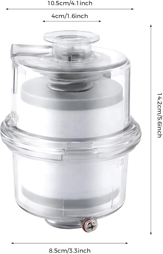 Oil Mist Filter, KF25 Vacuum Pump Exhaust Filter, 95% Efficiency Oil Mist