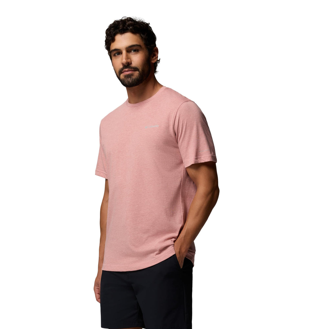 Columbia Men's Thistletown Hills Short Sleeve T-Shirt, Washed Red/Heather, 3X
