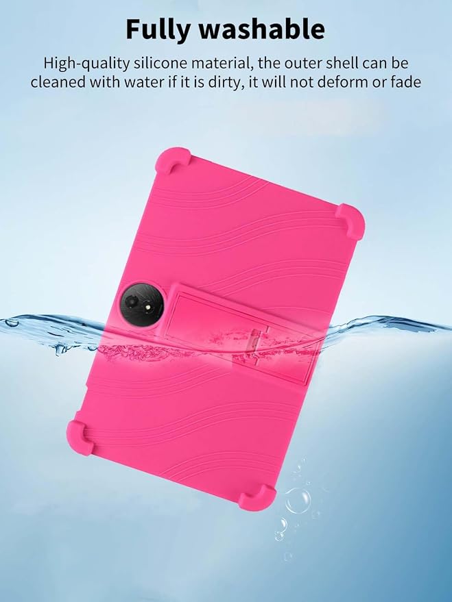 Case for TCL NXTPAPER 11 Plus Tablet 11.5inchNOUKAJU Tablet Protection CaseAdjustable BracketSoft SiliconeSilicone Protection Cover for TCL NXTPAPER 11 Plus(Blue)