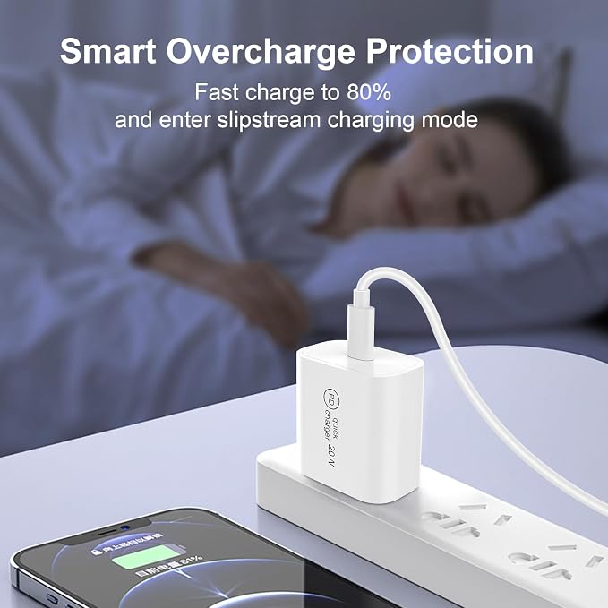 520W USB C Charger Station 8-Port (4C+4A) GaN Fast Charger Block 100W PD PPS for MacBook/iPad/iPhone with PFC &amp Anti-Slip Base Ventilation Design Include 1.5M 100W Cable &amp Cable Organizer