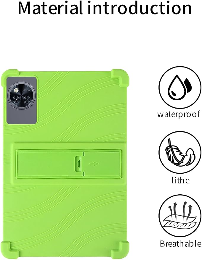 for DOOGEE Tab A9 pro+ Tablet 10.92 inch Tablet CaseBOVUGAC Soft Silicone Adjustable Stand Shockproof Kids Friendly for DOOGEE Tab A9 pro Plus 10.92 Tablet(Black)