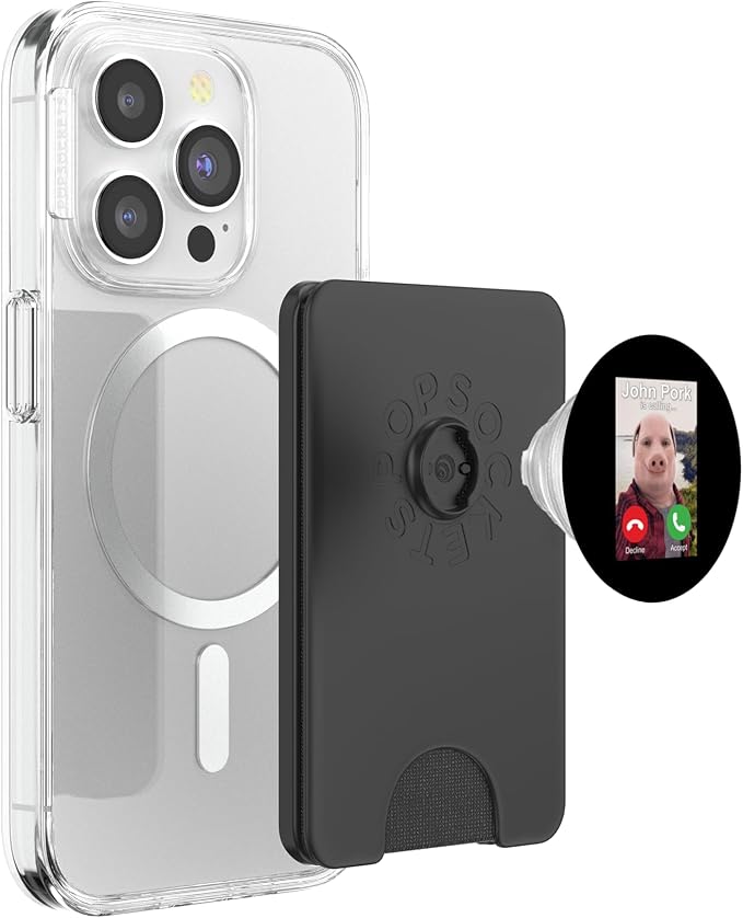 John Pork is Calling Funny Unhinged Brainrot Cursed Meme PopSockets Adhesive PopGrip